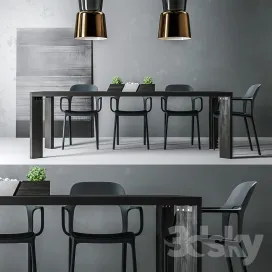 Nox noir tables chairs
